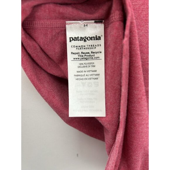 NWT! Patagonia Women’s Large Short Sleeve Nine Trails Shirt Craft Pink - Picture 10 of 14